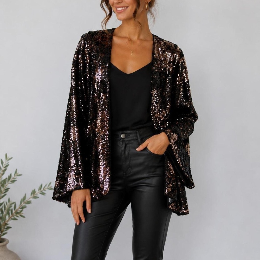 Torrid Runway Sequin Jacket